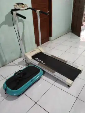 Dijual dua alat olah raga treadmill dan alat getar pembakar lemak