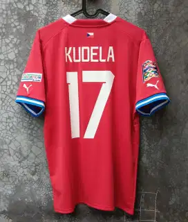 Jersey baju bola original persija czech republic kudela 2022 home