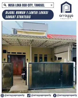 RUMAH SIAP HUNI LOKASI DI NUSA LOKA BSD .DMB12.