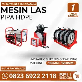 Mesin Press Pipa Hdpe Ukuran 630mm Type Hydraulic Otomatis 4 Clamp