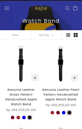 Strap kulit apple watch