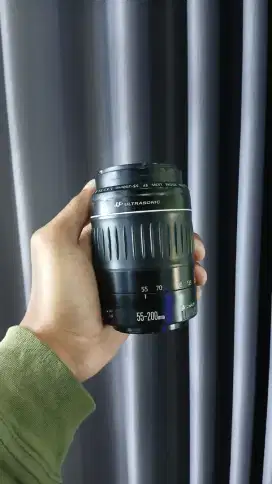 LENSA TELE CANON EF 55-200MM LENSA ZOOM DSLR CANON