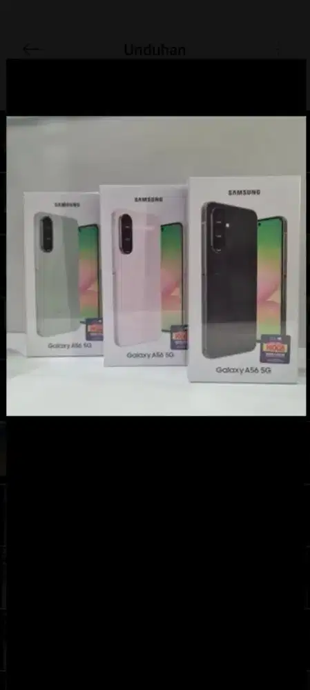 Samsung Galaxy A56 ram 12gb 5G dan8/256 resmi