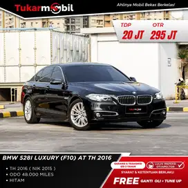 BMW F10 528i LUXURY TAHUN 2015 SUNROOF, PAJAK PANJANG,LOW KM ,Bensin