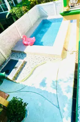 Sewa Villa keluarga kolam renang kota bunga puncak bogor