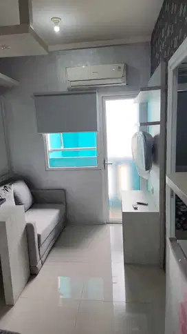 DISEWAKAN APARTEMEN GREEN PRAMUKA 2BR FULL FURNISH NERINE MALL TAHUNAN