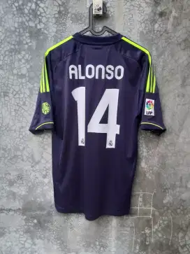 Jersey baju bola original asli xabi alonso real madrid 2013 2014 away