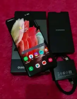 jual hp samsung s21 ultra 5G, ram 12/256 fullset sein.