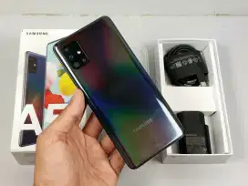 Samsung Galaxy A51 NFC Mulus Fullset Resmi SEIN