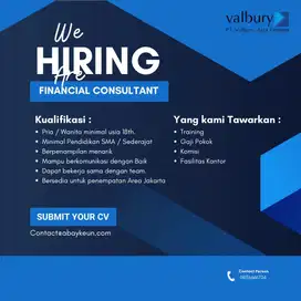 LOWONGAN KERJA ADMIN & FINANCIAL CONSULTANT