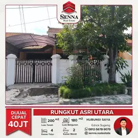 DISEWAKAN CEPAT BUTUH UANG RUMAH BAGUS SIAP HUNI RUNGKUT ASRI UTARA