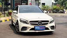 Mercedes benz Mercy C300 C 300 W205 Facelift AMG Line 2019 Putih Metal