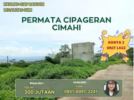 105 m² - DI JUAL KAVLING SIAP BANGUN – SHM – PERMATA CIPAGERAN CIMAHI