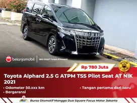 [ GARANSI 1TH ] Toyota Alphard 2.5 G ATPM TSS Pilot Seat AT 2021/2022