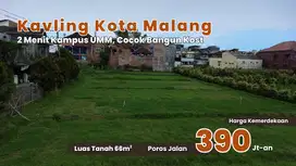 Kapling Malang Terbaik, Tanah Siap Bangun, Lokasi Emas di Belakang UMM