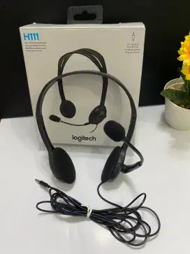 Headset Logitech H111 (3.5 mm Jack) – Bekas Pakai 1 Bulan
