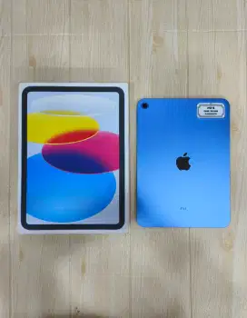 ( Second ) IPad 10 256GB Wifi Only - Blue | Fullset | Barang 100% Ori
