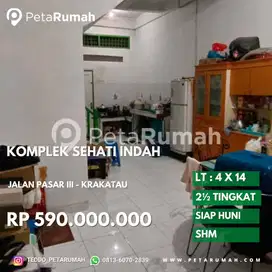 Townhouse komplek sehati indah jalan pasar 3 tuasan daerah krakatau