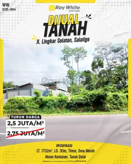 Turun Harga! Tanah Siap Bangun di Jl. Lingkar Selatan, Salatig