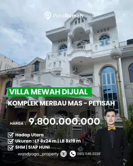DiJual Rumah Mewah dan Cantik di Komp Merbau Mas Petisah
