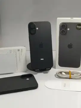 iPhone 16 Plus 128GB iBox Garansi Mei 2026 - Black