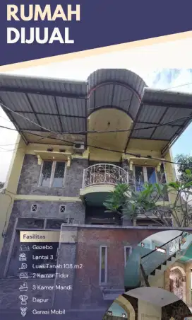 Dijual Rumah 2 Lantai Kota Genteng