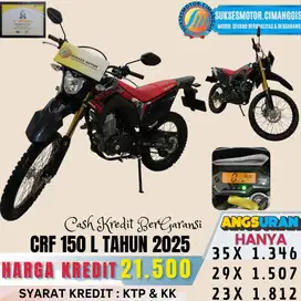 CRF 150 L TERMURAH CASH/KREDIT PROMO UNIT LAINYA KLIK PROFIL