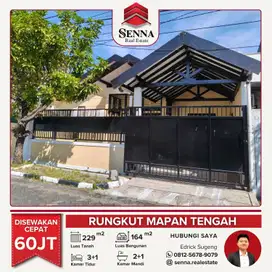 DISEWAKAN CEPAT BUTUH UANG RUMAH BAGUS SIAP HUNI RUNGKUT MAPAN TENGAH
