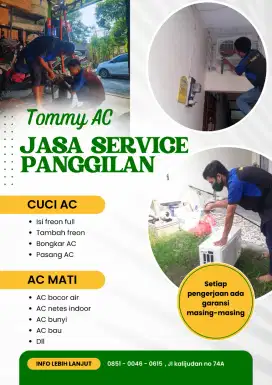 Jasa panggilan AC netes air ke rumah