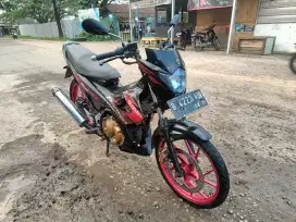 Suzuki Satria FU FL thn 2015 cw hitam mesin garing motor terawat