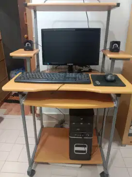 komputer PC lengkap cocok untuk anak sekolah, kuliah atau kerja