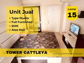Jual type studio furnished atas mall apartemen Bassura City SHM