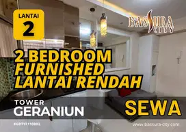Sewa 2 Bedroom Furnished Lantai 2 Tower G Apartemen Bassura City