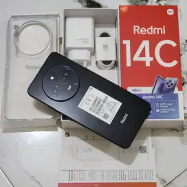 Redmi 14C 8/256 GB, Warna Hitam, BNOB Garansi Resmi indonesia