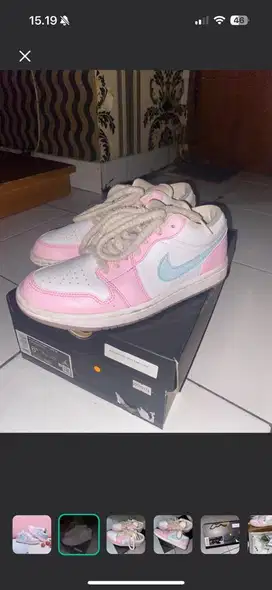 AIR JORDAN 1 LOW PAW PRINT PINK