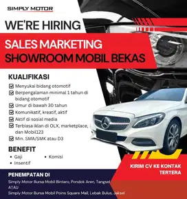 SALES MARKETING MOBIL BEKAS