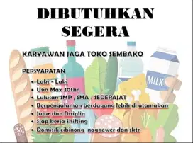 DI BUTUHKAN KARYAWAN SEMBAKO