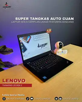 LAPTOP LENOVO THINKPAD L13 GEN 2 SLIM CORE I3 GEN 11 RAM SSD SECOND
