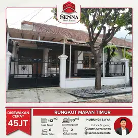 DISEWAKAN CEPAT BUTUH UANG RUMAH BAGUS SIAP HUNI RUNGKUT MAPAN TIMUR