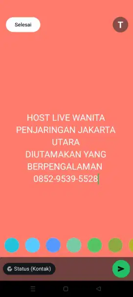 HOST LIVE AKSESORIS WANITA