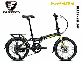 Sepeda Lipat 20inch Fastron F2303 speed 8 Disc Brake boncengan bagasi