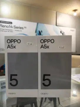 Oppo A5x RAM 6+6/128GB,6000mAh, Tahan banting,Baru SEGEL Garansi resmi