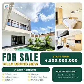 FOR SALE A BEAUTIFUL VILLA BRAND NEW AT TABANAN BALI