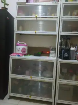 Rak piring/makanan baja.
