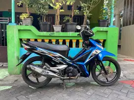 Supra X 125 Tahun 2014 FI Biru Hitam