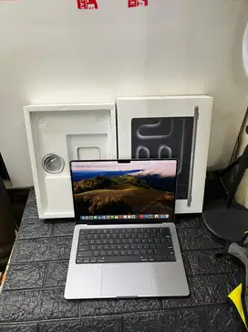 Macbook Pro 14 inch M3 8GB 512GB Second Mulus Fullset Original