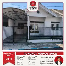 DISEWAKAN CEPAT BUTUH UANG RUMAH BAGUS SIAP HUNI RUNGKUT MAPAN TIMUR