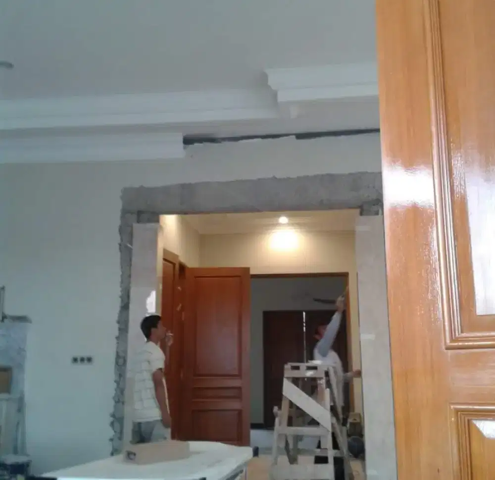 Jasa Renovasi Rumah Cat Dinding Cat Duco Politur Canopy Atap Dll