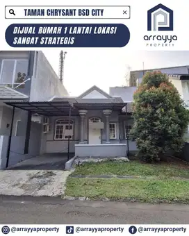 RUMAH 1 LANTAI DI CLUSTER TAMAN CHRYSANT BSD .GLB137