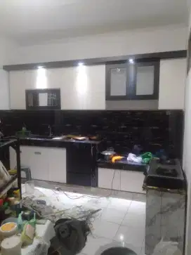 Tempahan kitchen set minimalis